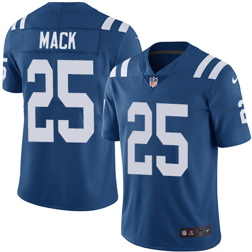 Nike Colts #25 Marlon Mack Royal Blue Team Color Men's Stitched NFL Vapor Untouchable Limited Jersey - Click Image to Close